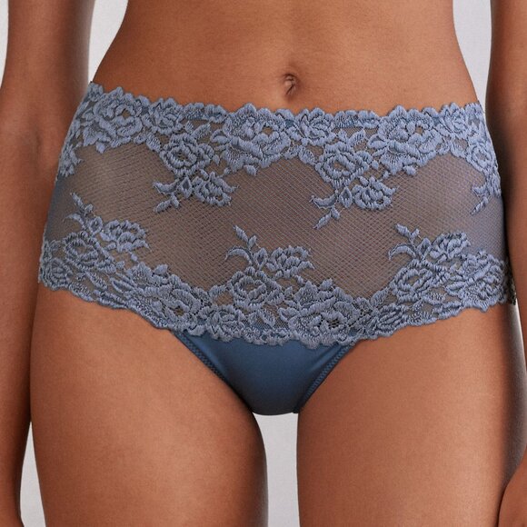 Intimissimi Pretty Flowers Briefs in Blue - Picture 1 of 7